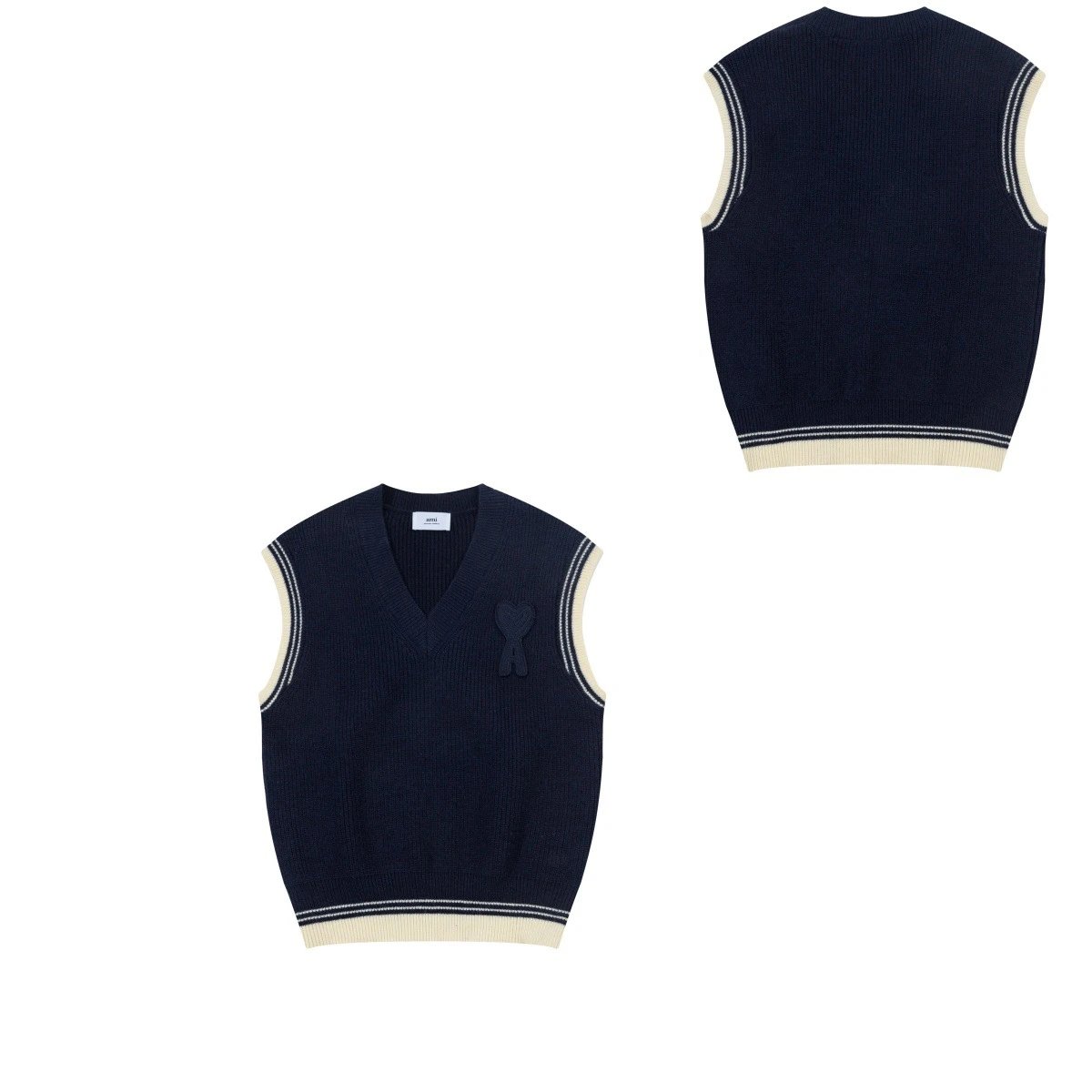 CLAMS Heart Letter Knit Cardigan photo 6