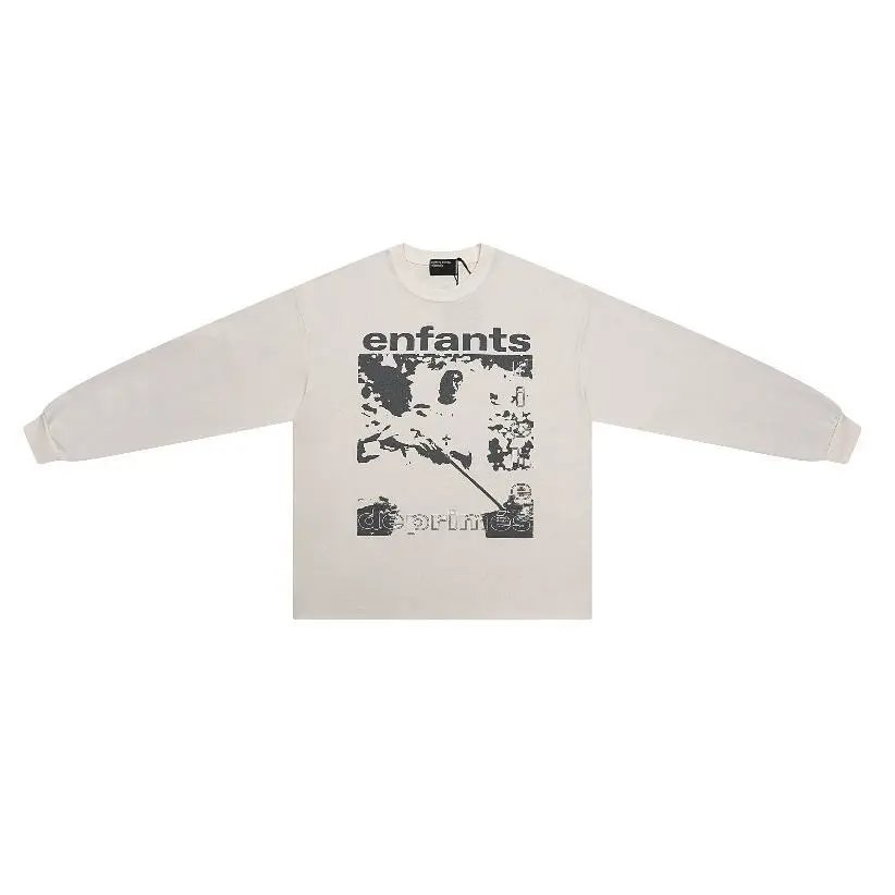 Waffle Print Long Sleeve T-Shirt photo 3