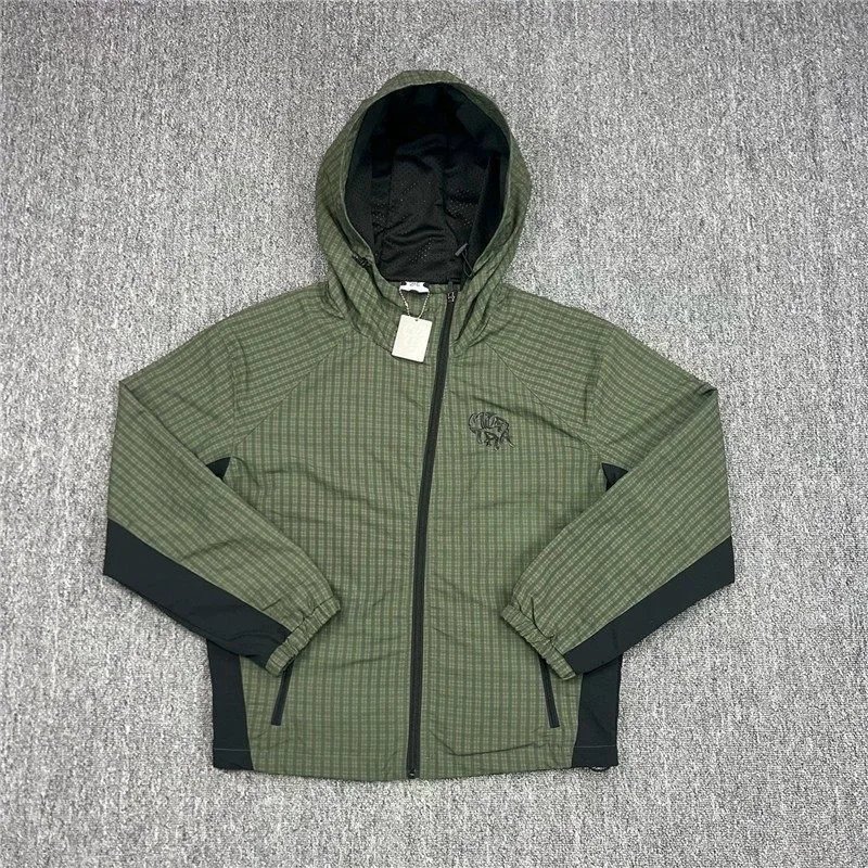 Plaid Hooded Windbreaker Jacket photo 7