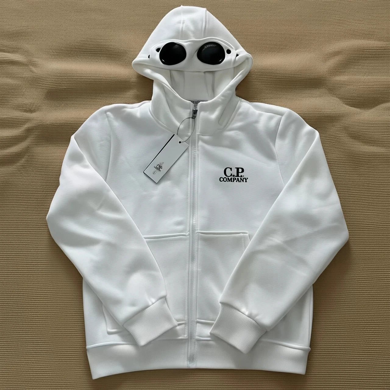 Autumn Fleece Zip Hoodie with Goggles Detail photo 3