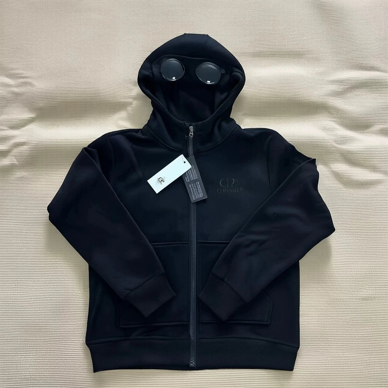 Autumn Fleece Zip Hoodie with Goggles Detail photo 2