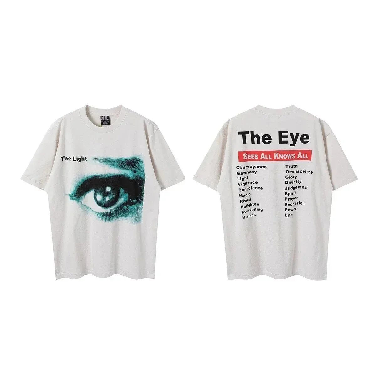 Distressed Print Short-Sleeve T-Shirt photo 5