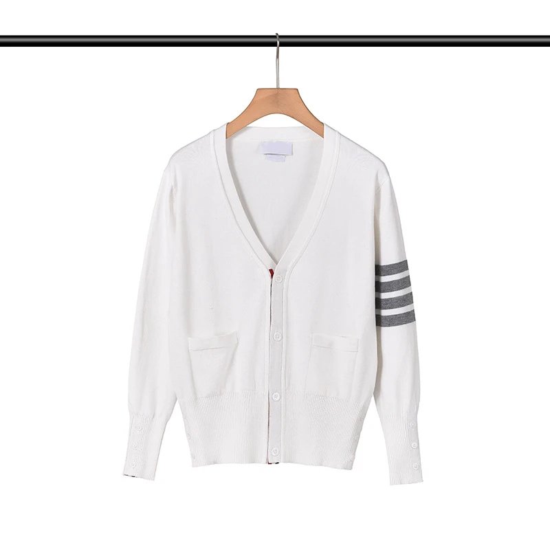 Striped Wool Knit Cardigan photo 6