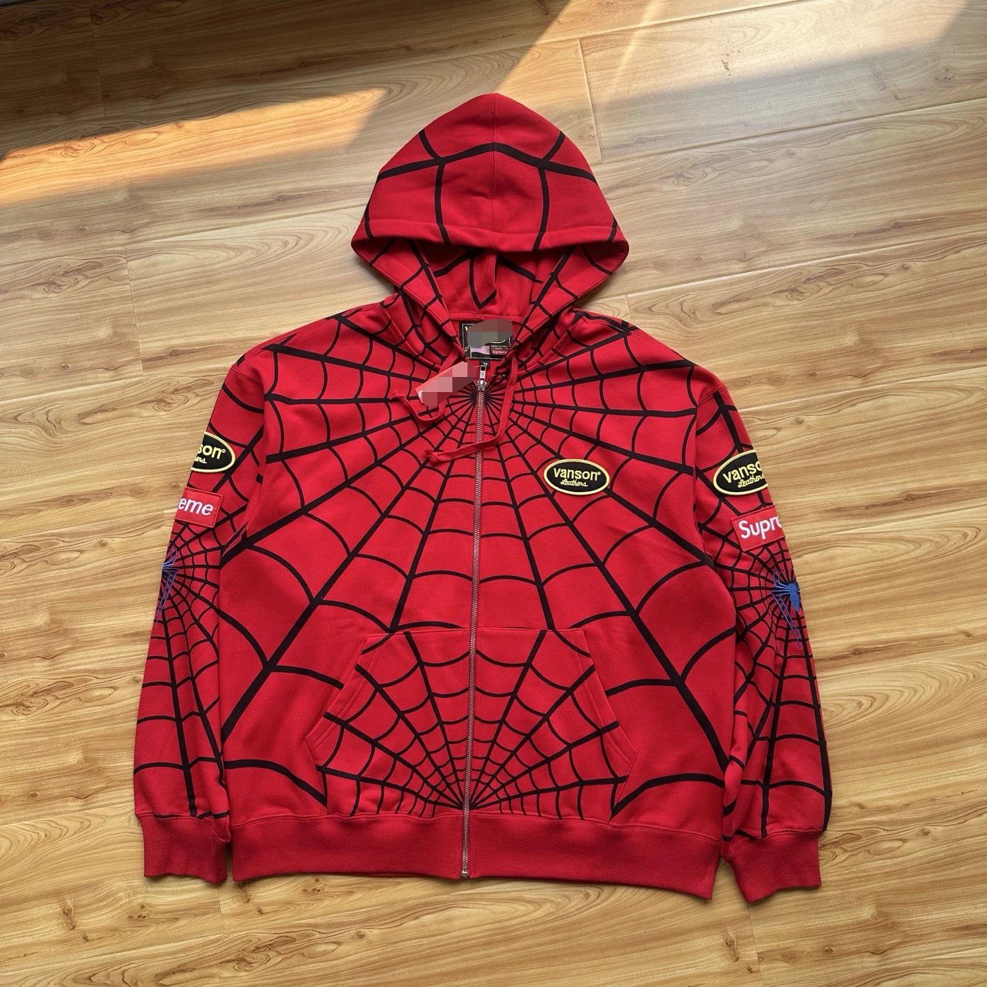 Spider Web Zip Hoodie photo 2