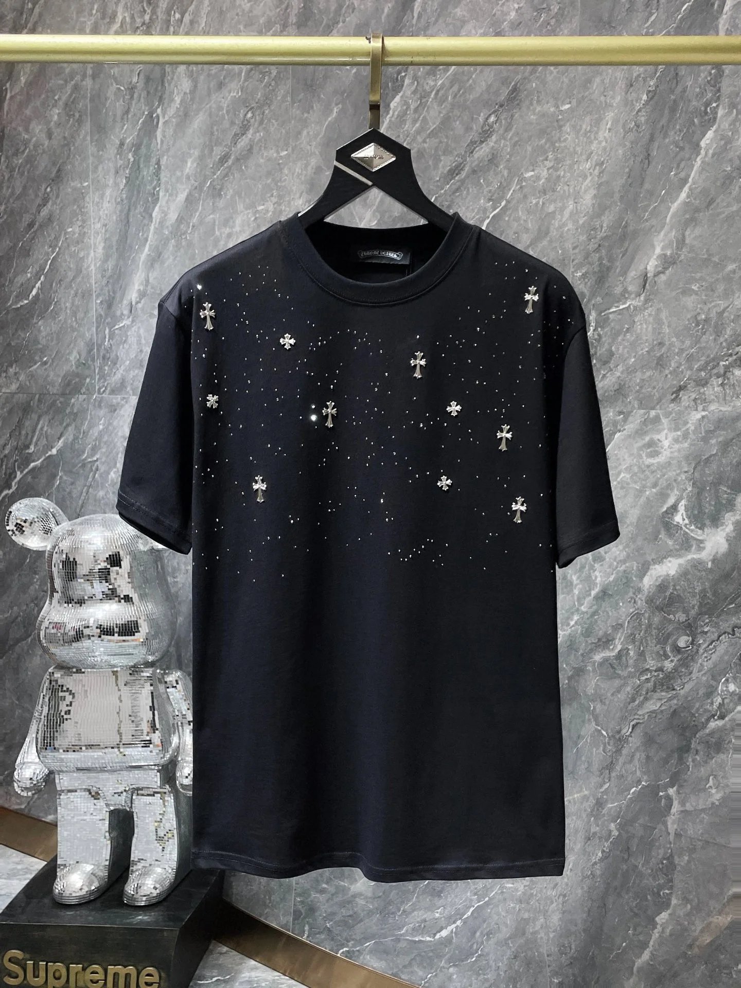 Horse Sanskrit Crewneck T-Shirt photo 8