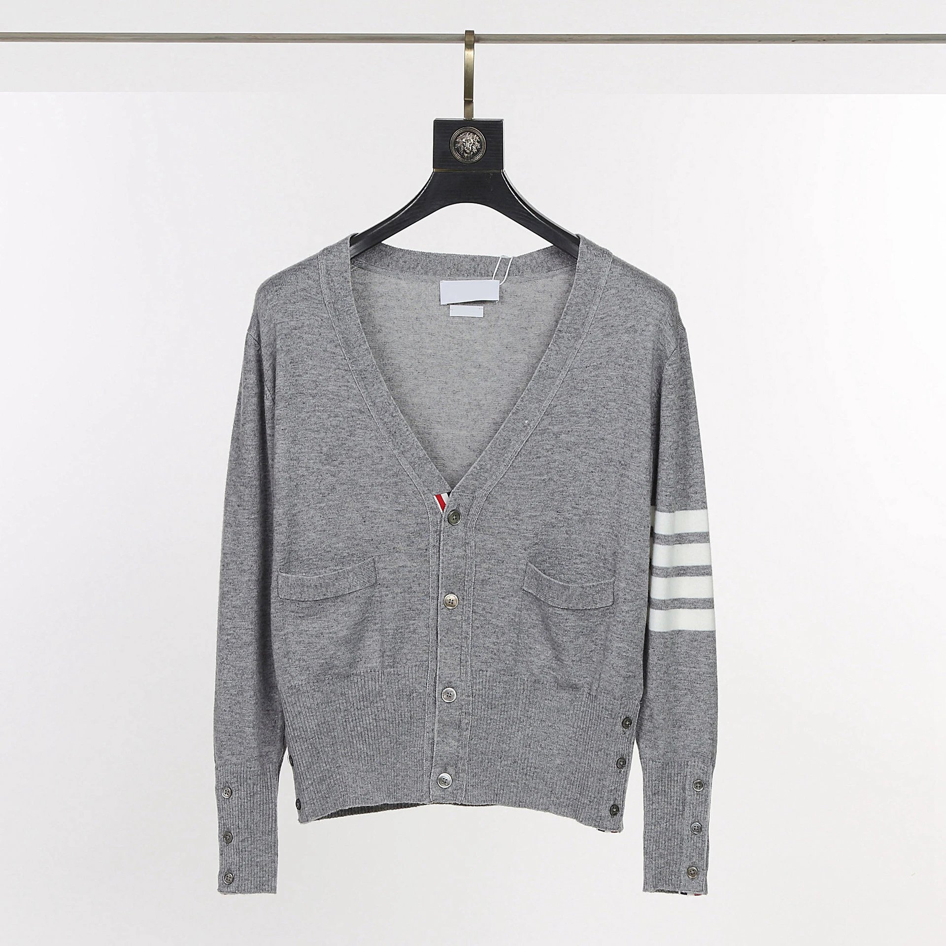 Striped Wool Knit Cardigan photo 3