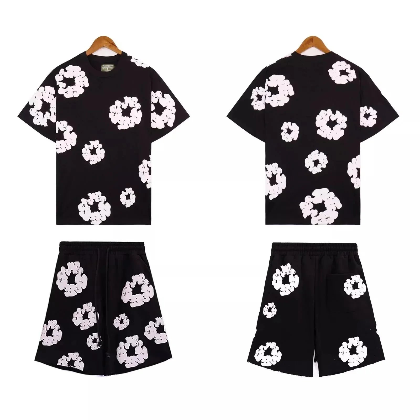 Cotton Wreath Sweatsuit Short Set photo 2