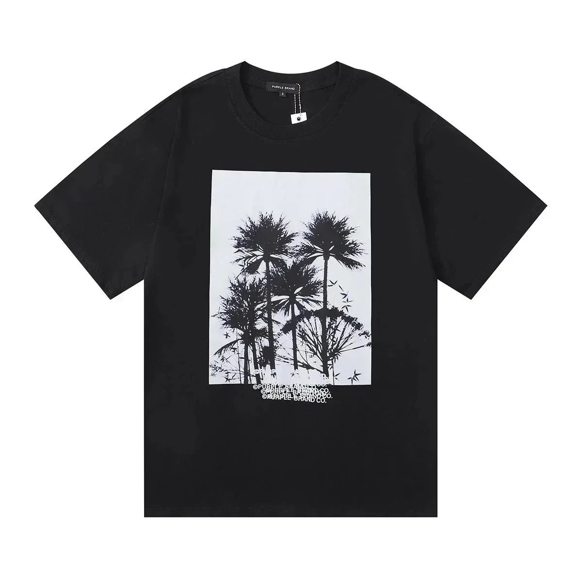 Chess Print Cotton T-Shirt photo 6
