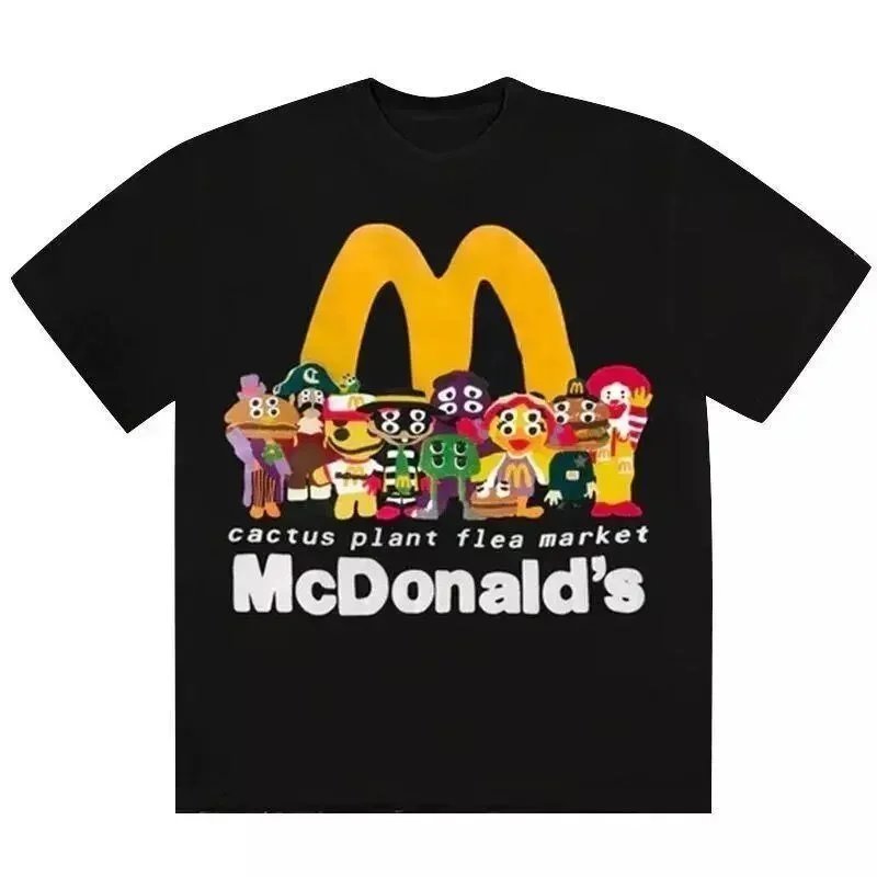 XYZ Summer Letter Cartoon Print T-Shirt photo 2