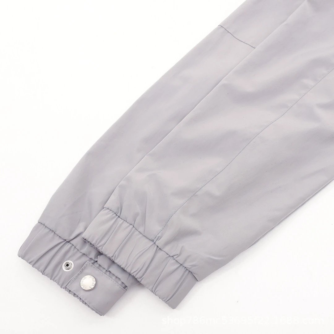 Prada RAD Milano Windbreaker Gray Jacket Outerwear.windbreaker - 7