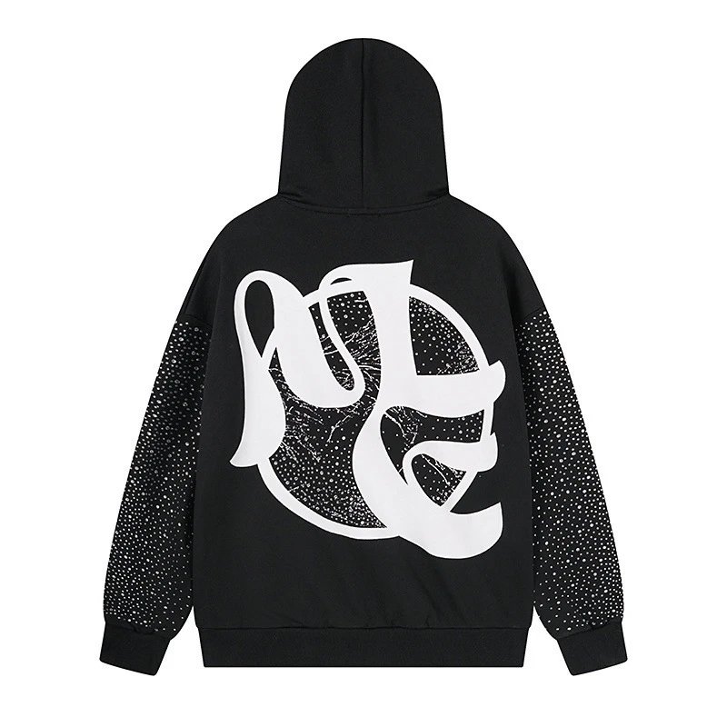 Cupid Angel Rhinestone Hoodie photo 4
