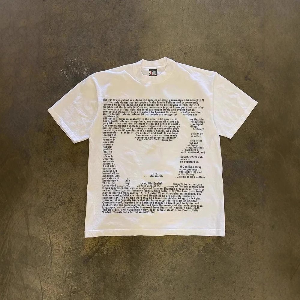 Cat Print T-Shirt