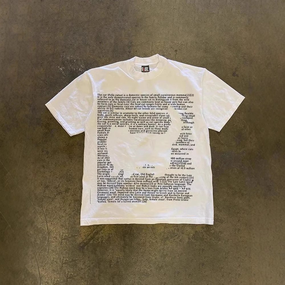 Cat Print T-Shirt photo 3