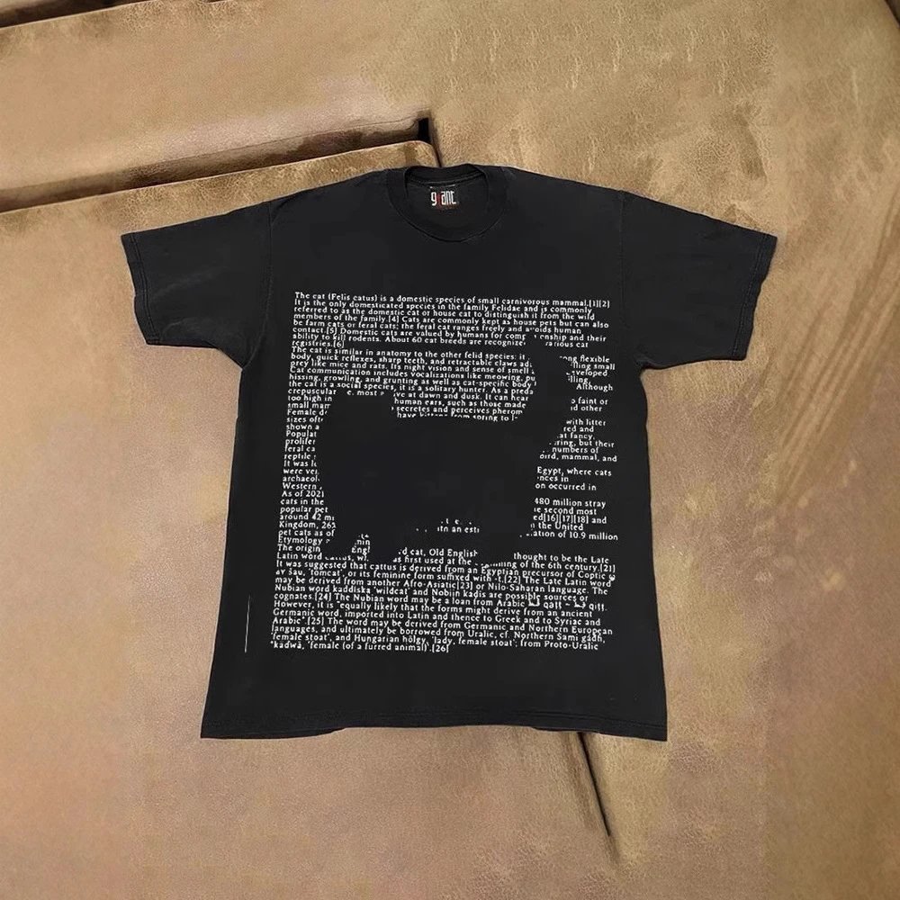 Cat Print T-Shirt photo 4