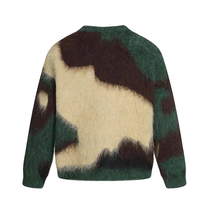 Letter Colorblock Wool Sweater photo 6