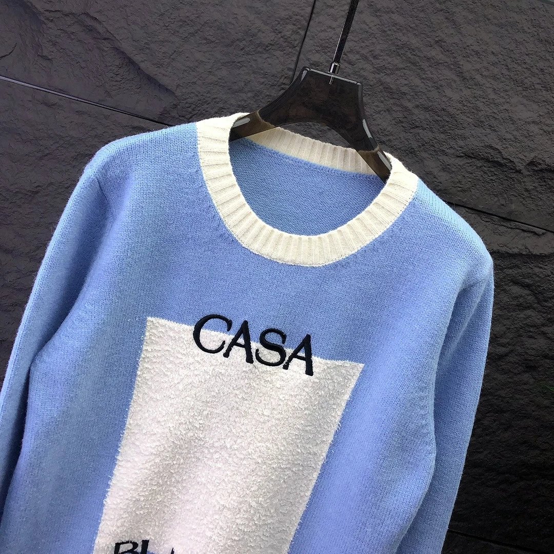 Colorblock Wool Sweater photo 7