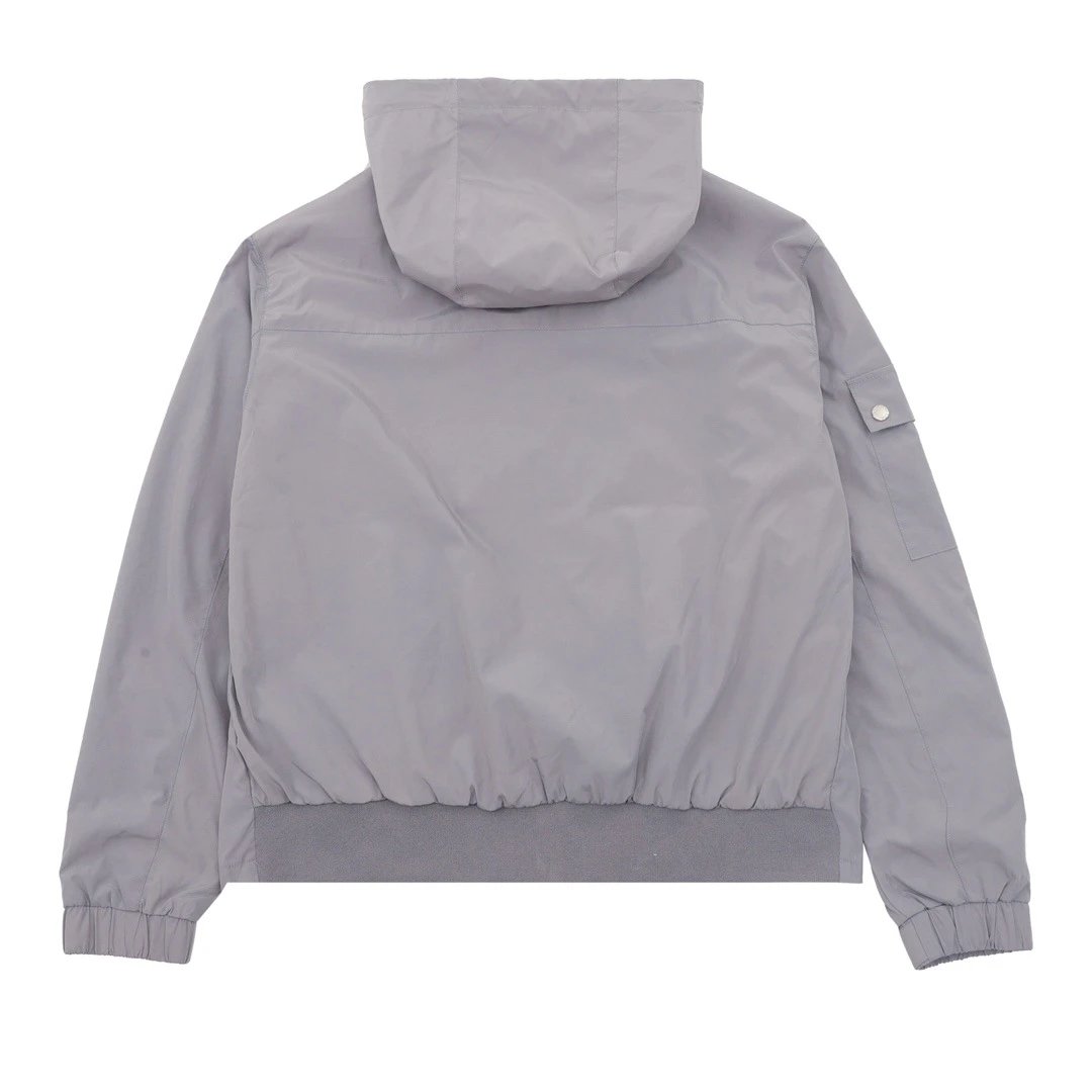 Prada RAD Milano Windbreaker Gray Jacket Outerwear.windbreaker - 4