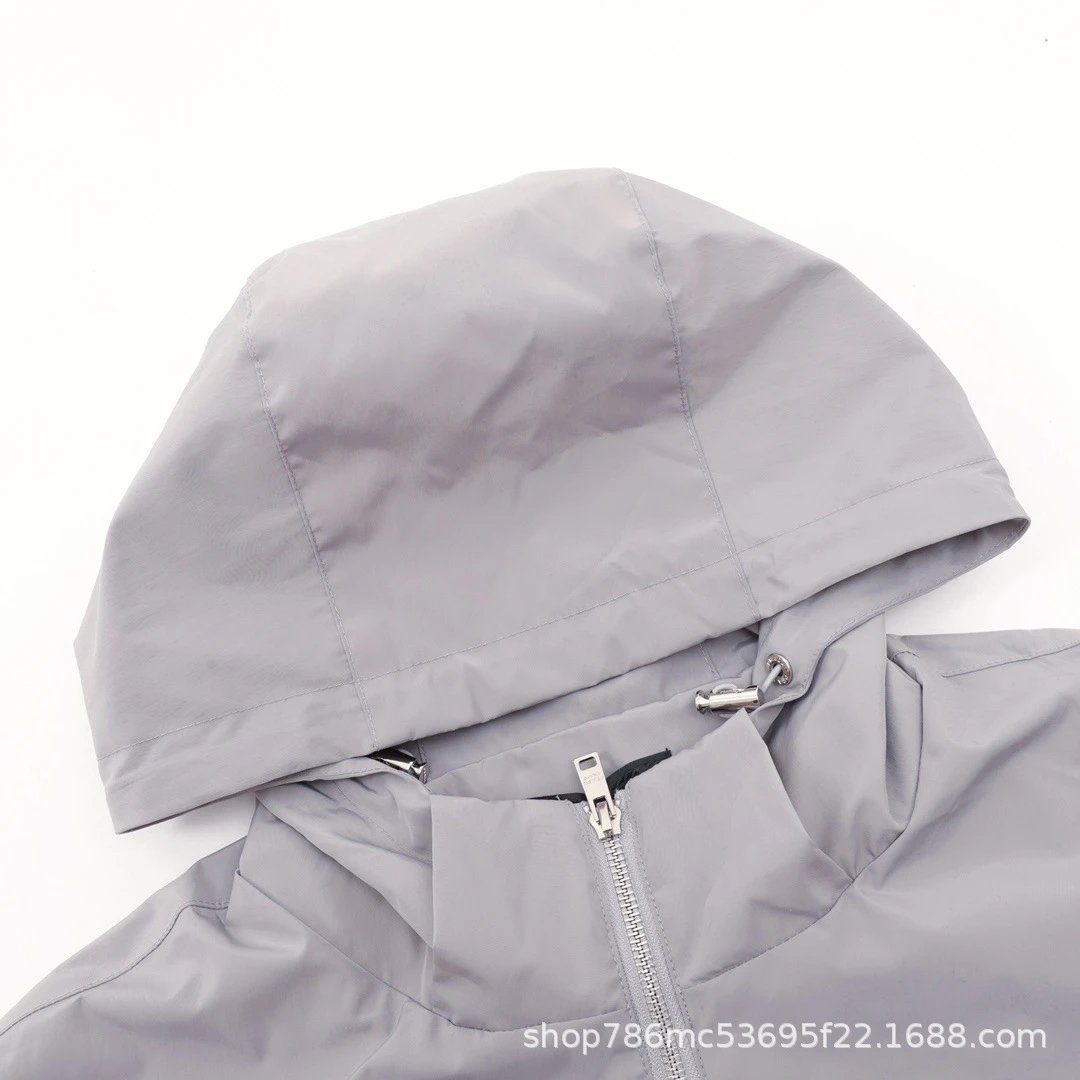 Prada RAD Milano Windbreaker Gray Jacket Outerwear.windbreaker - 6