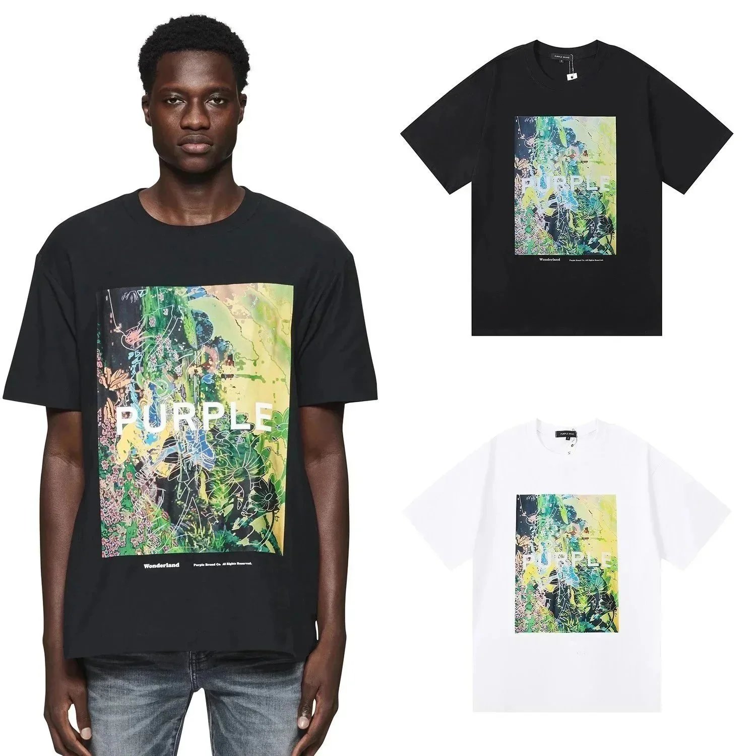 Brand Print Cotton T-Shirt 2024 photo 2