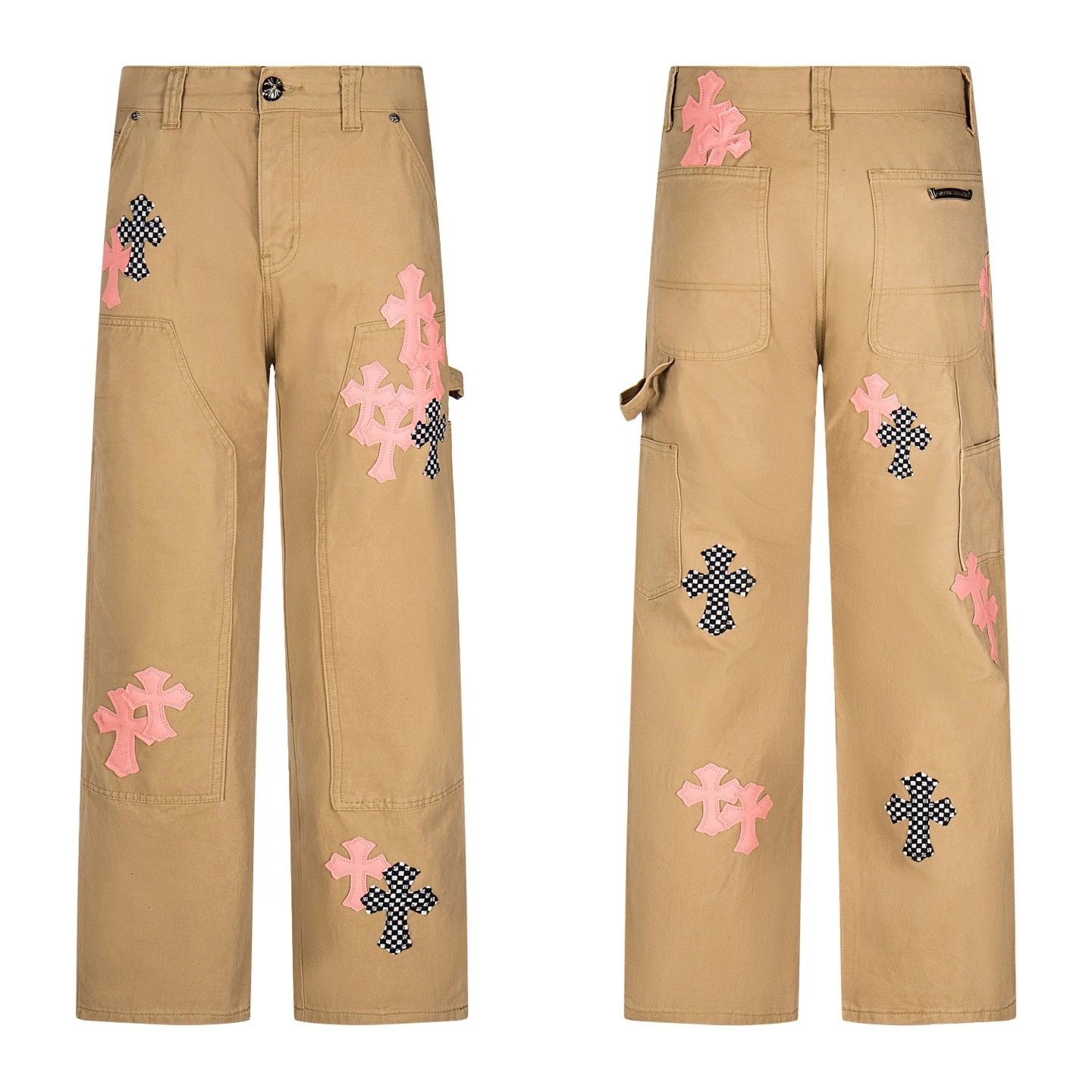 Leopard Print Denim Jeans photo 2