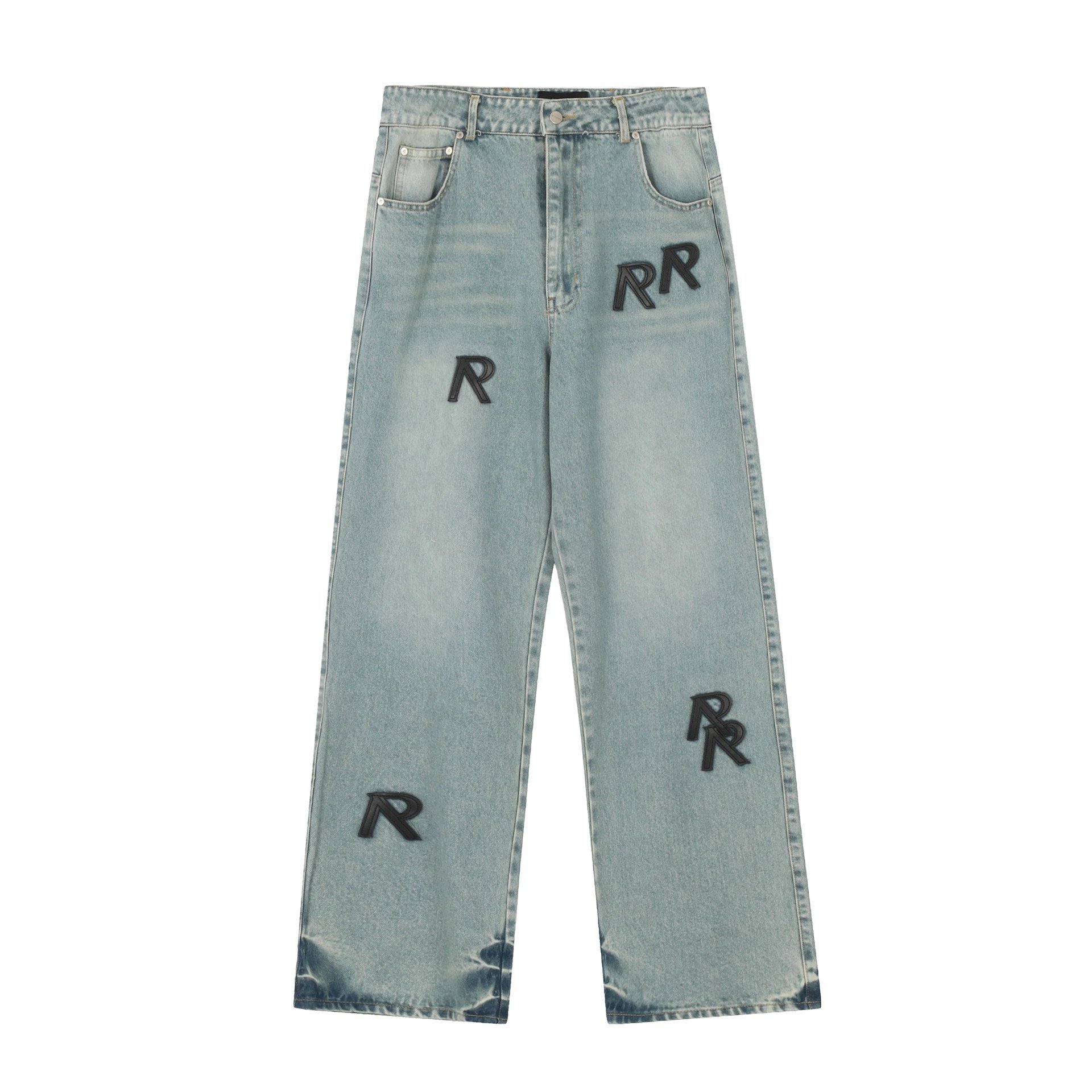 Letter R Denim Pants photo 6