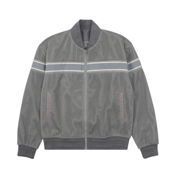 Dior Mesh Track Jacket Black Outerwear - 9