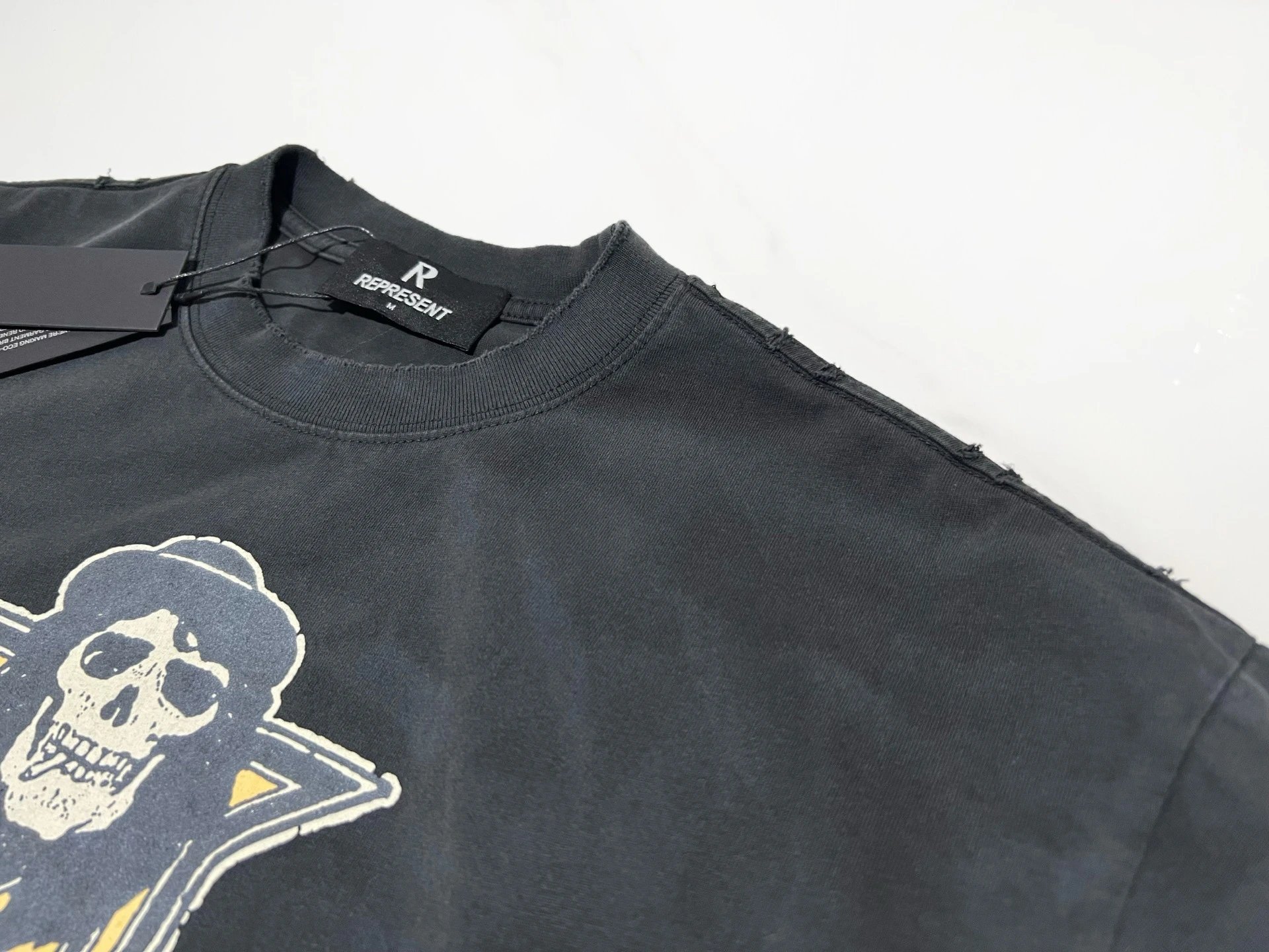 Skull Band Graphic T-Shirt photo 5