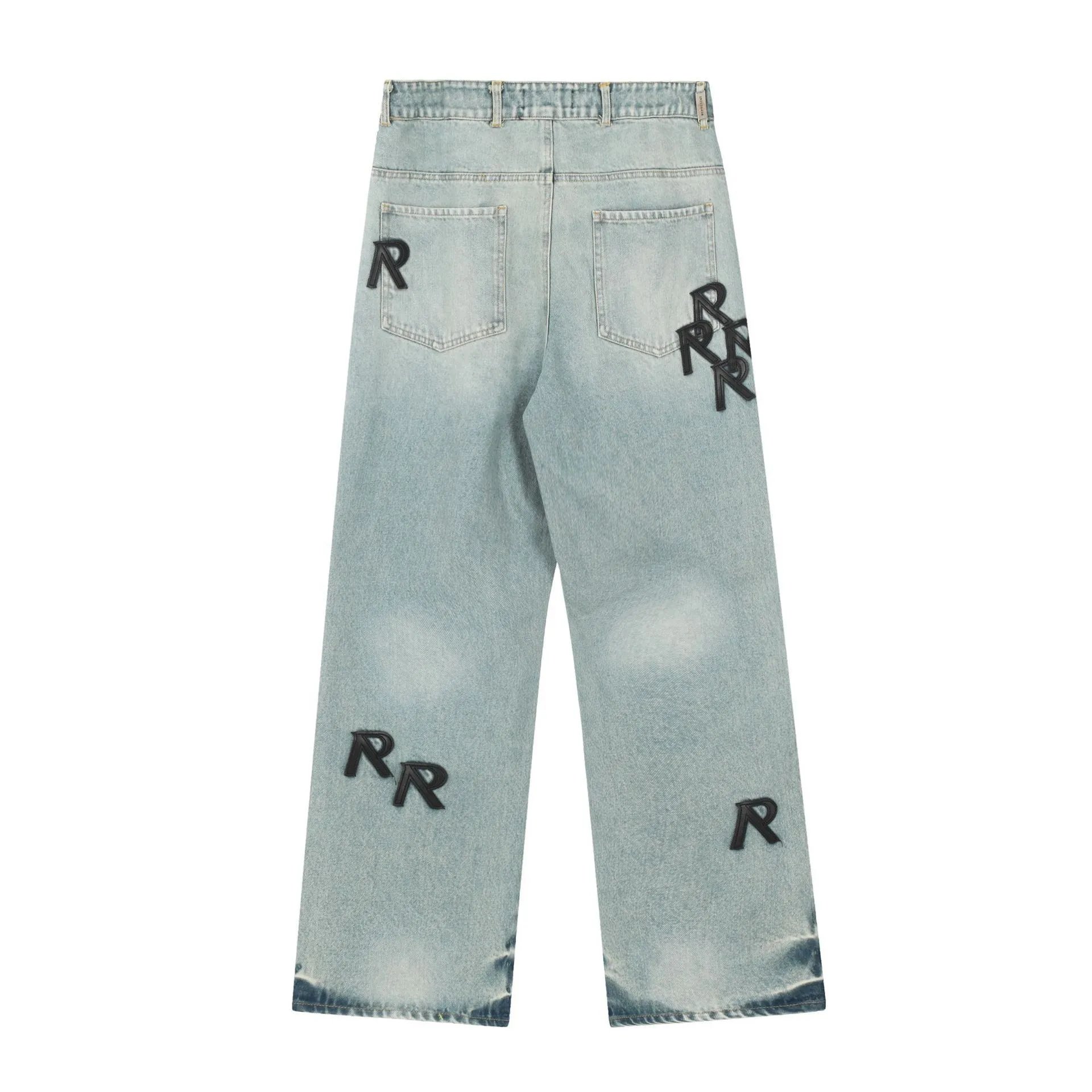 Letter R Denim Pants photo 7