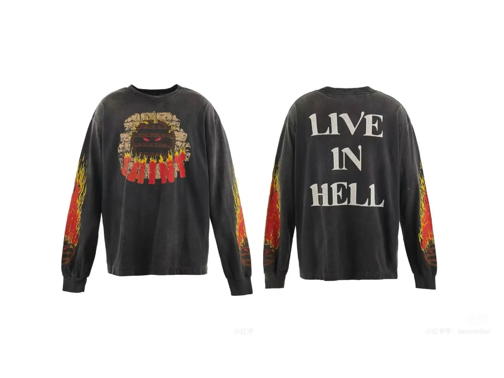 Distressed Character Print Hoodie photo 2