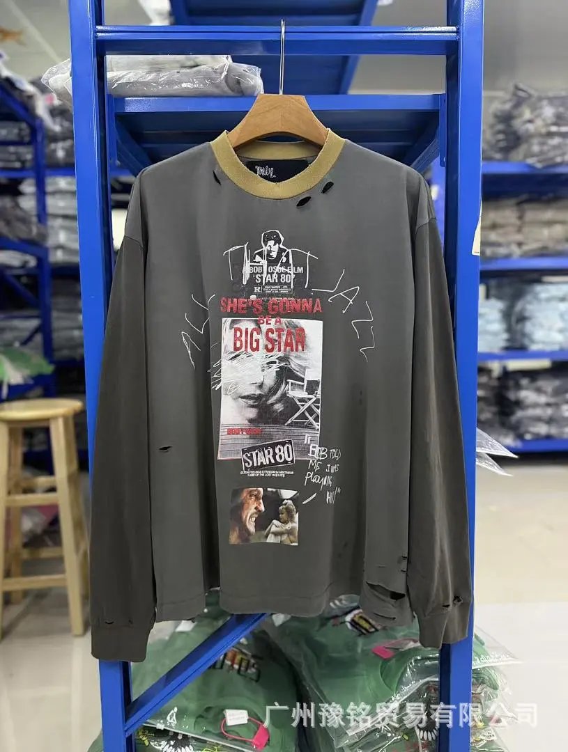 Vintage Washed Distressed Zip-Up Hoodie photo 6