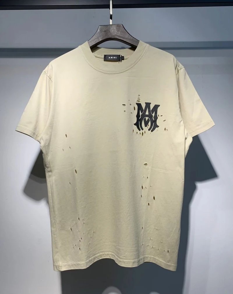 Splatter Graphic Letter Logo Short Sleeve T-Shirt photo 2