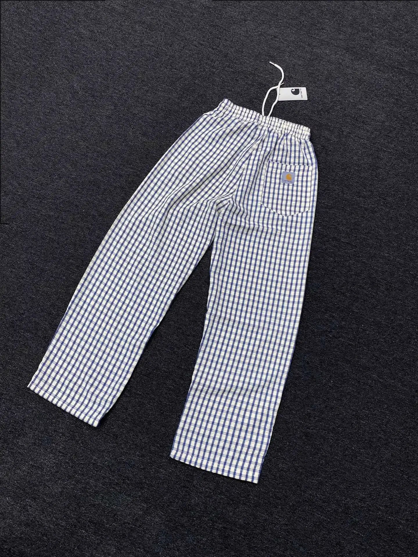 Vintage American Wide-Leg Plaid Pants photo 8
