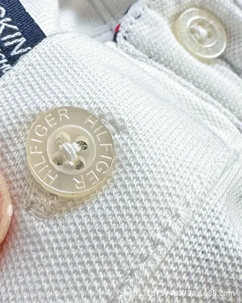 Tommy Hilfiger Classic Polo Shirt in White, Navy, Black, Gray, and Army Green - 9