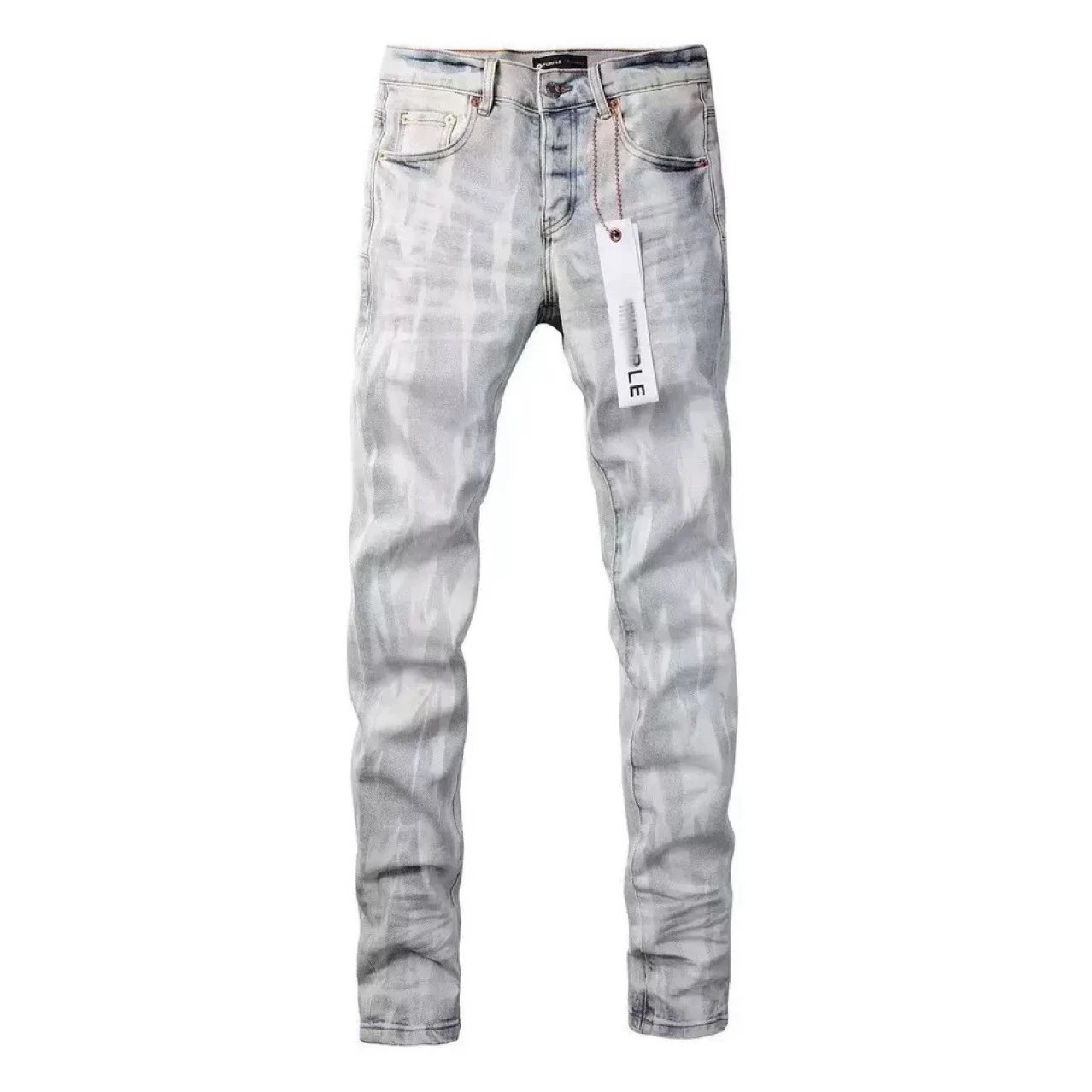 Embroidered Ripped Denim Jeans