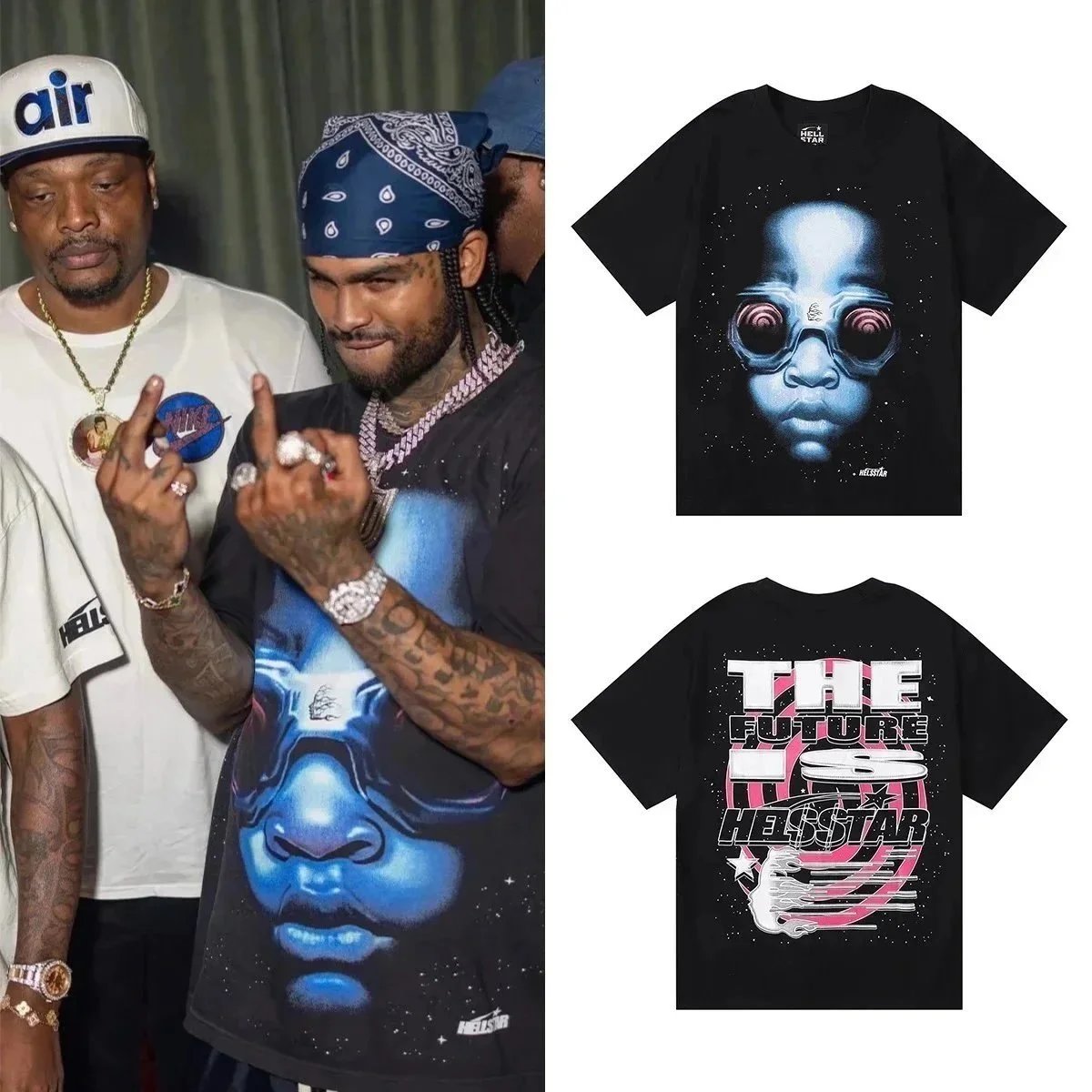 Alien Print T-Shirt photo 2
