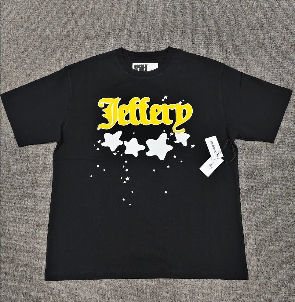 Spider Web Letter T-Shirt photo 8