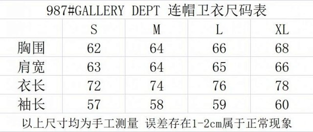 Gallery Dept. Hoodie: seller detail photo 5