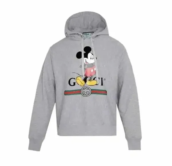 Gucci x Disney Mickey Mouse Hoodie Gray - 1