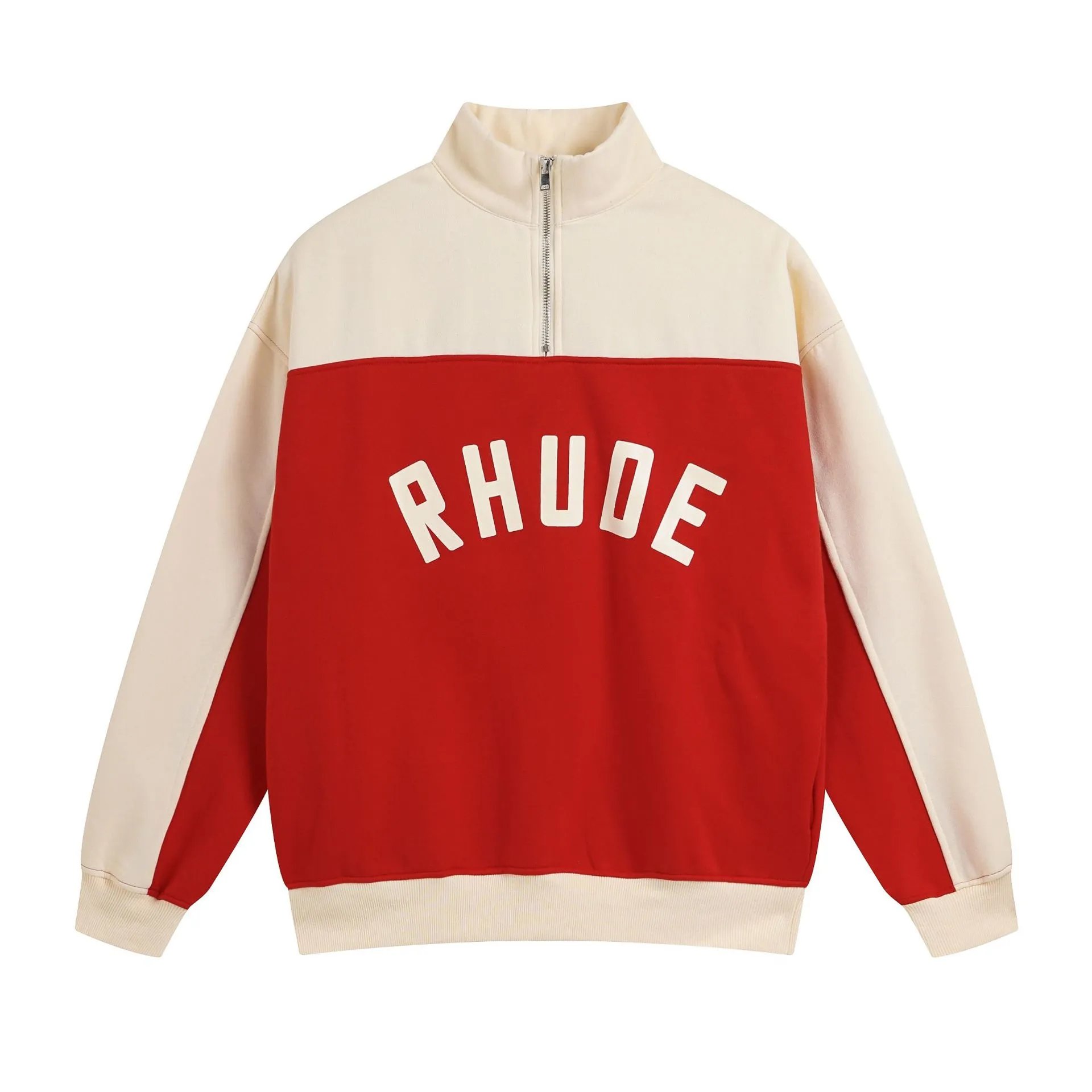 Colorblock Fleece Half-Zip Hoodie and Pants Set photo 4