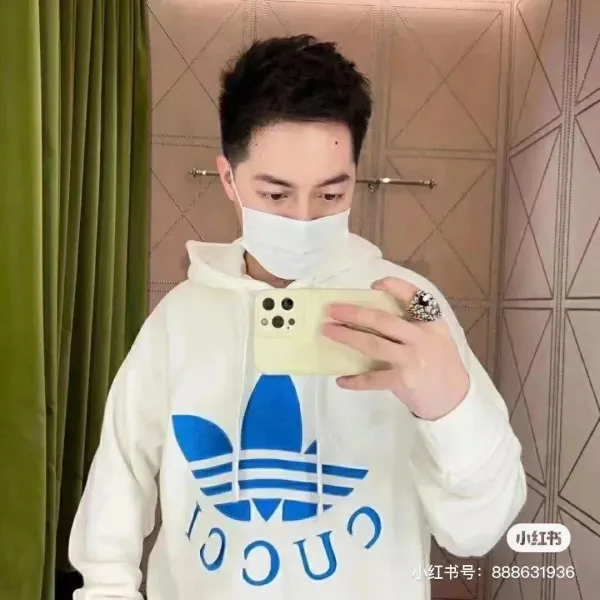 Gucci Logo Print Hoodie Black - 9