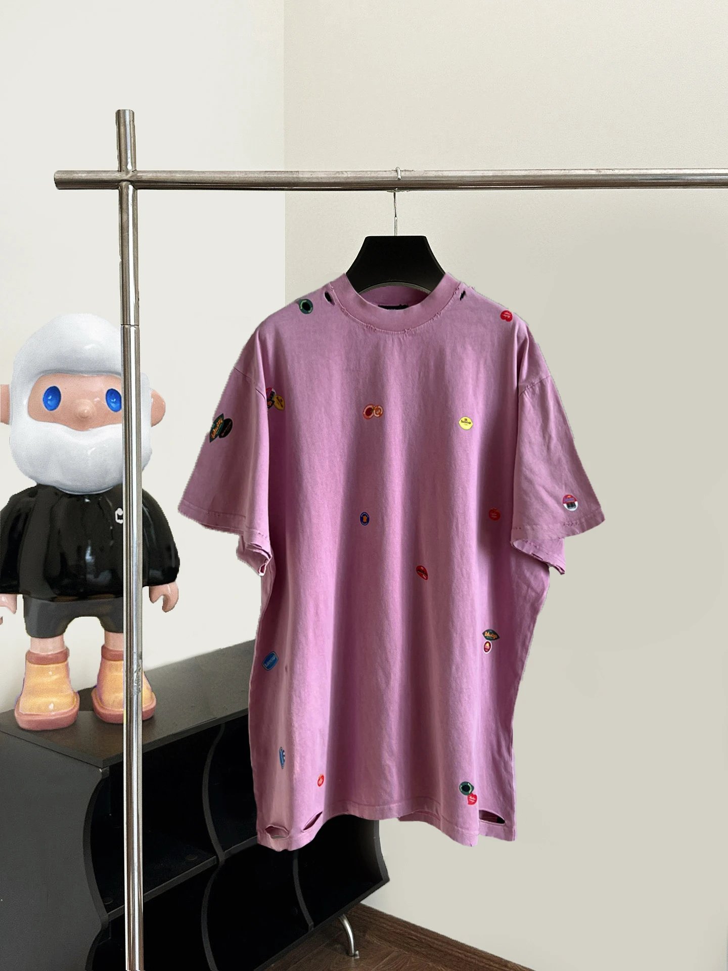 Fruit Print Distressed T-Shirt photo 2