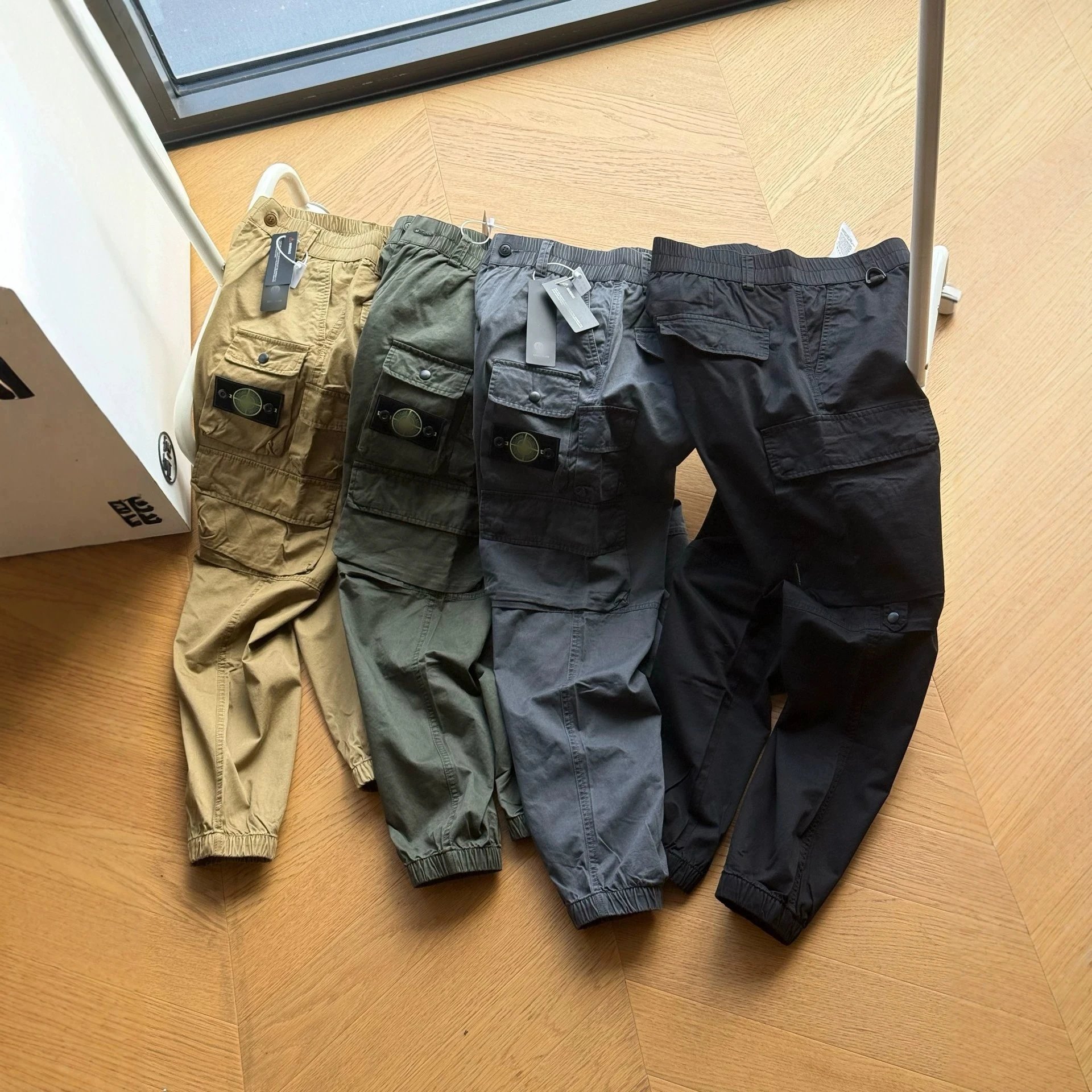 Cotton Cargo Pants Multi-Pocket