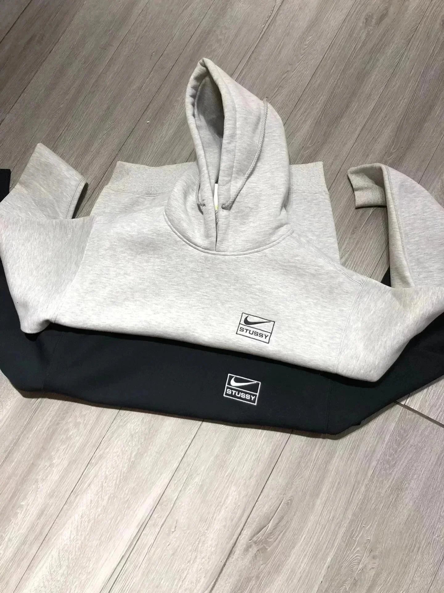 Oversized Fleece Lined Hoodie Grey photo 5