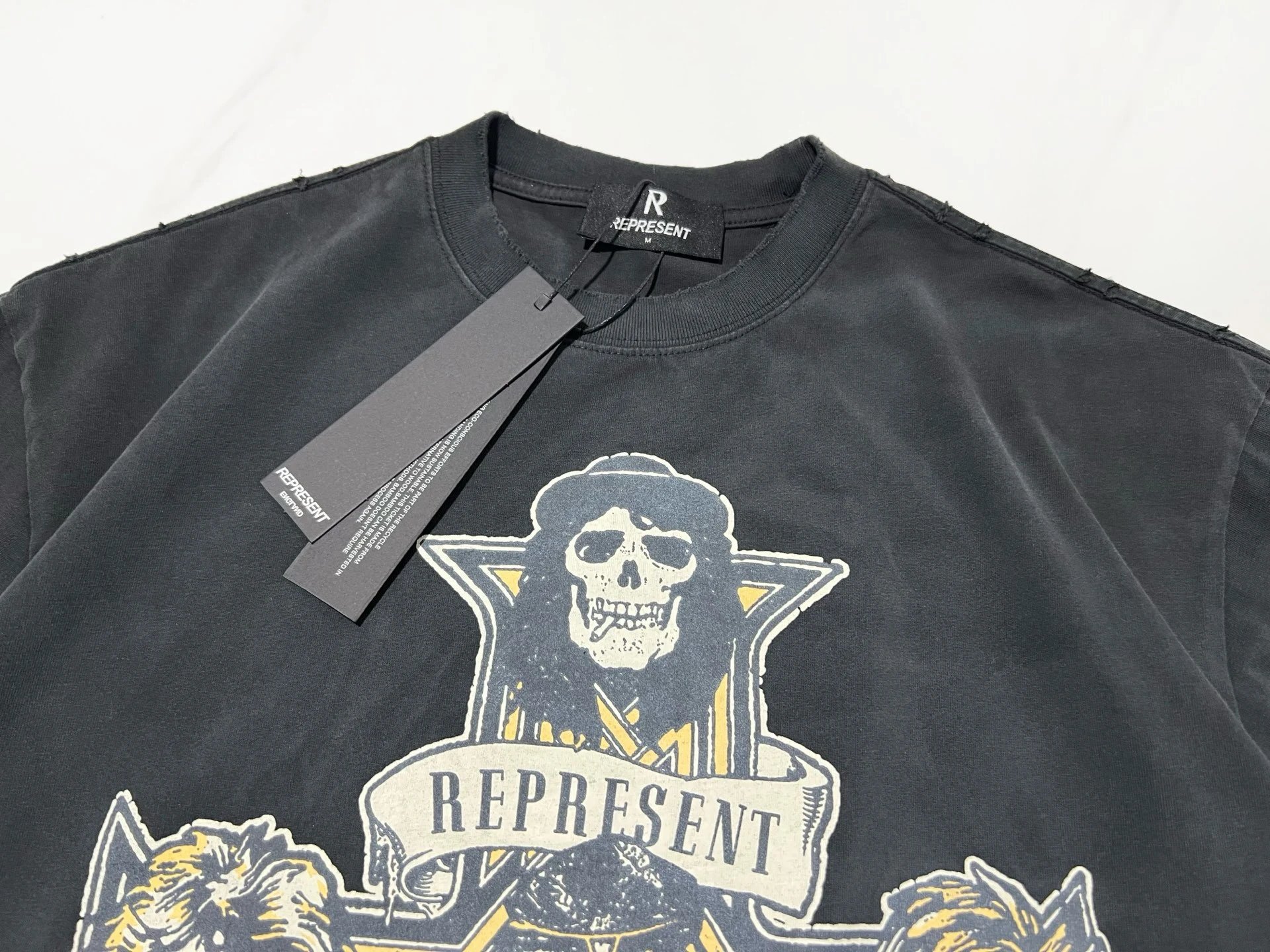 Skull Band Graphic T-Shirt photo 8