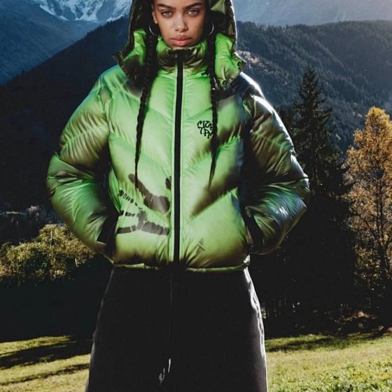 Winter new warm cotton jacket with thick stitching embroidery and warm bread jacket, loose and unisex style, trendy
