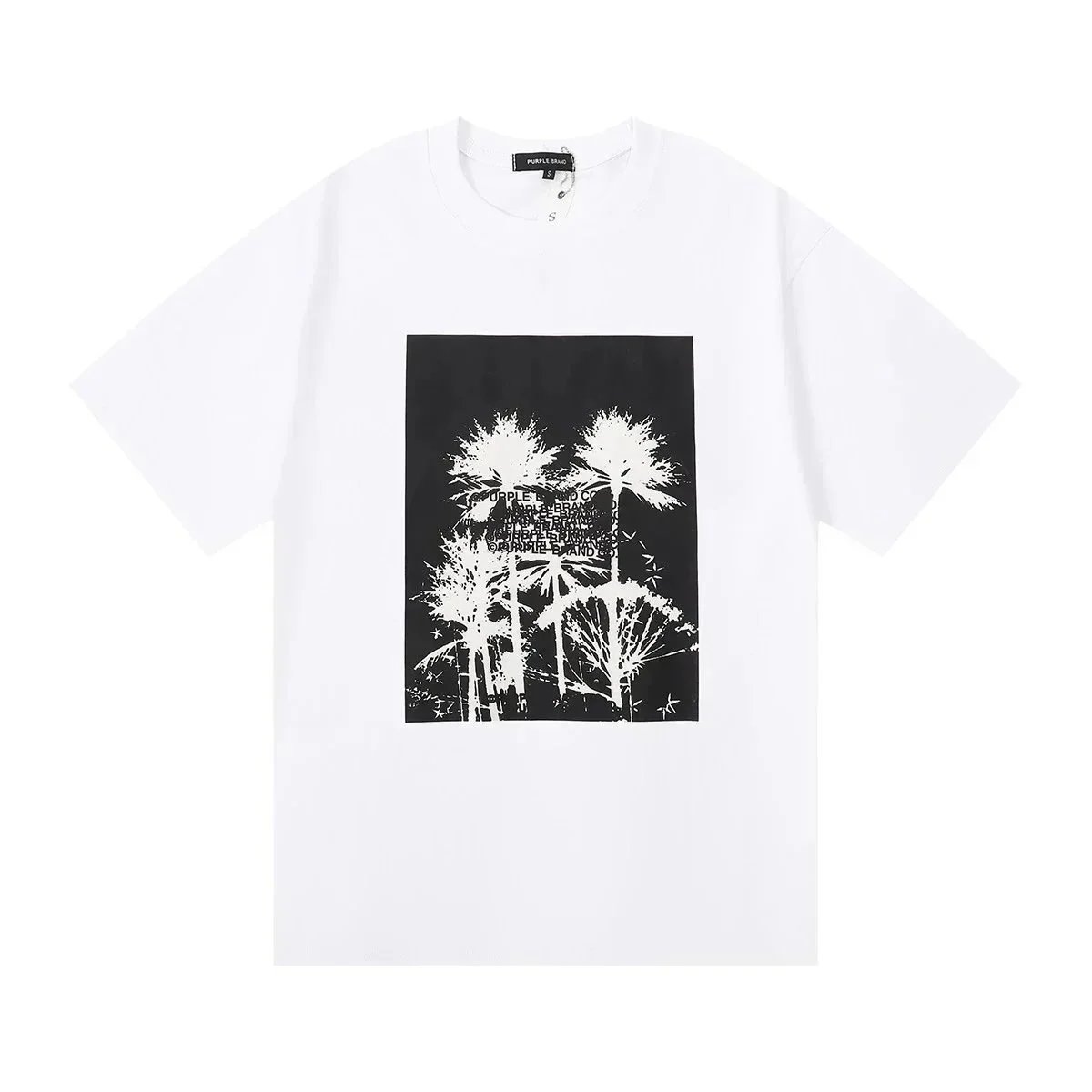 Chess Print Cotton T-Shirt photo 5