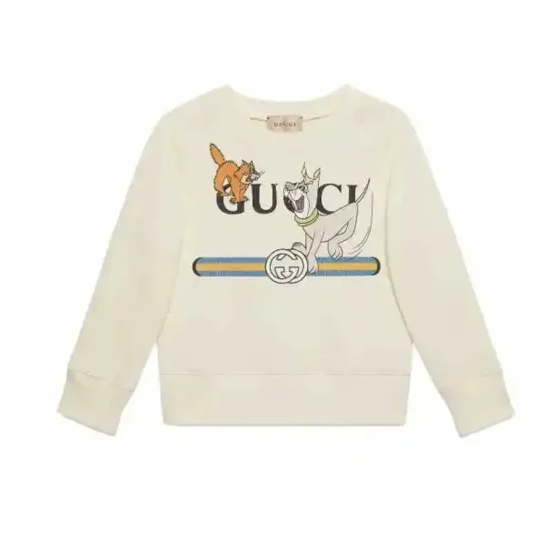 Gucci Scooby-Doo Collaboration Crewneck Sweatshirt Beige Hoodie - 1