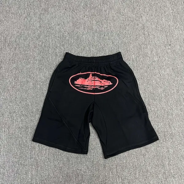 Design Logo Patch Gray Sweat Shorts - 12