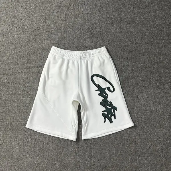 Design Logo Patch Gray Sweat Shorts - 31