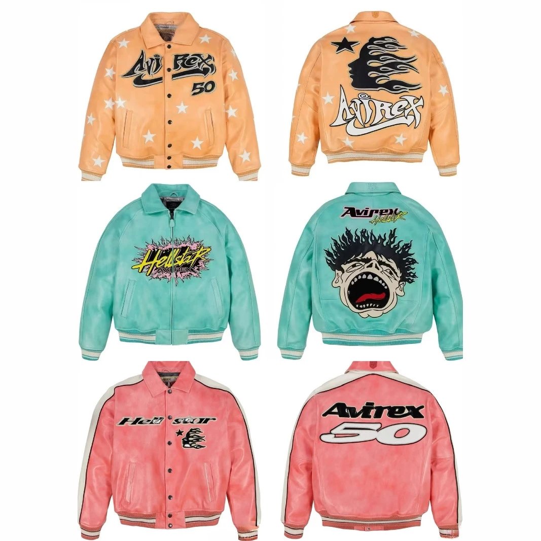 Leather Jacket Hip-Hop Style